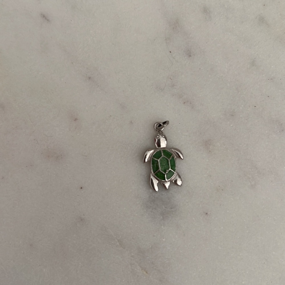 Boutique Silver 925 Turtle Pendant Necklace